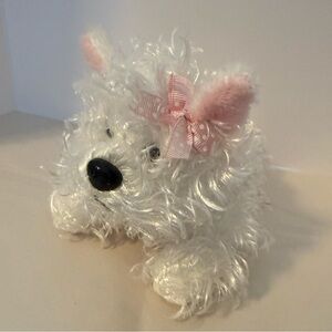 Webkinz White Terrier Plush Collectible (no code) 8" Pretty and Soft